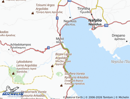 MICHELIN Kiveri map - ViaMichelin