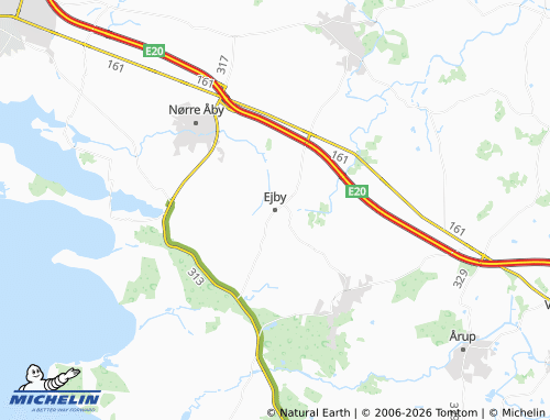 MICHELIN Ejby map - ViaMichelin