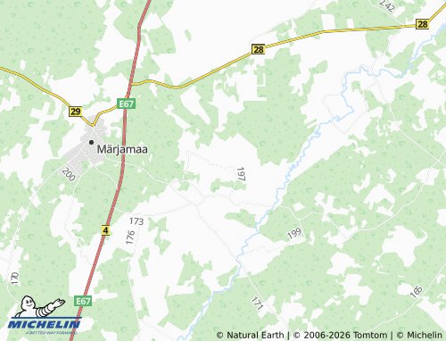 Mapa MICHELIN Paaduotsa - ViaMichelin