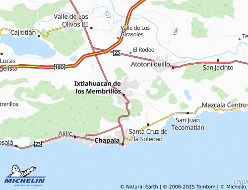 MICHELIN Ixtlahuacan de los Membrillos map - ViaMichelin