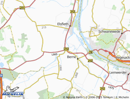 MICHELIN Huntebrück map - ViaMichelin