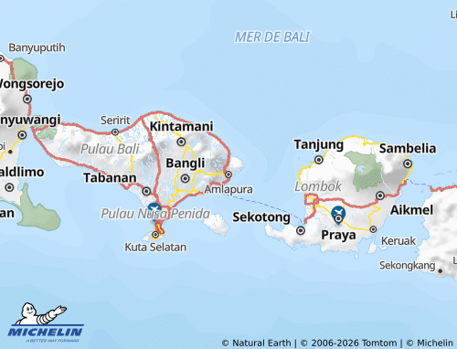 Mappa MICHELIN Karangasem - ViaMichelin