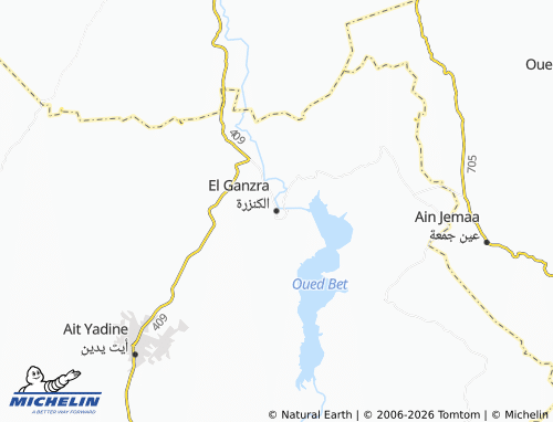 MICHELIN al-Kanzarah map - ViaMichelin