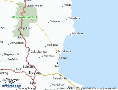 MICHELIN Mangcamagong map - ViaMichelin