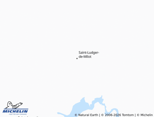 Kaart MICHELIN Saint-Ludger-de-Milot - ViaMichelin