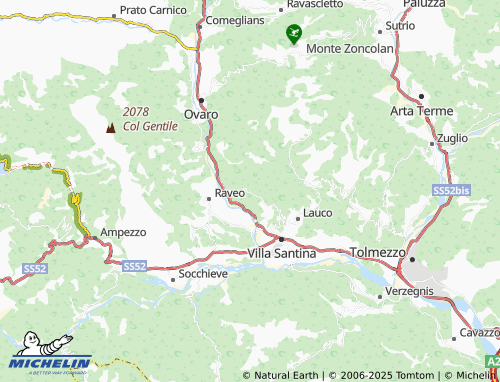 MICHELIN-Landkarte Trava - ViaMichelin