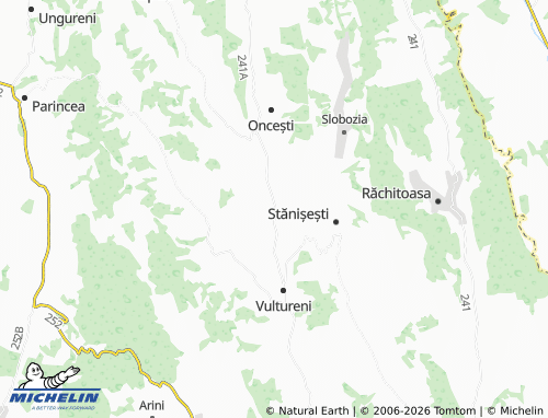 Mappa MICHELIN Onceștii Vechi - ViaMichelin
