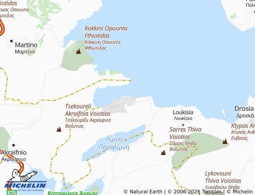 Mappa MICHELIN Ampelaki - ViaMichelin
