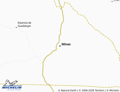 MICHELIN-Landkarte Minas - ViaMichelin