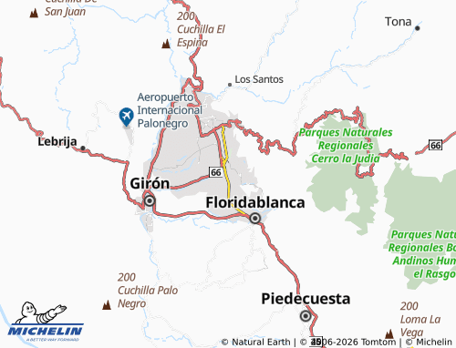 Carte MICHELIN Villa de Los Conquistadores - ViaMichelin