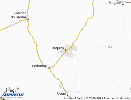 MICHELIN Boquim map - ViaMichelin