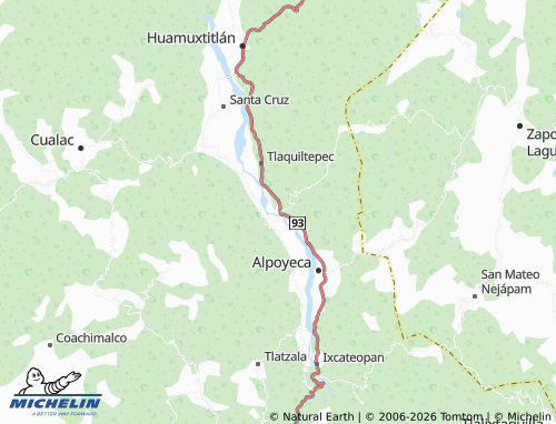 Mappa MICHELIN Tlalquetzala - ViaMichelin