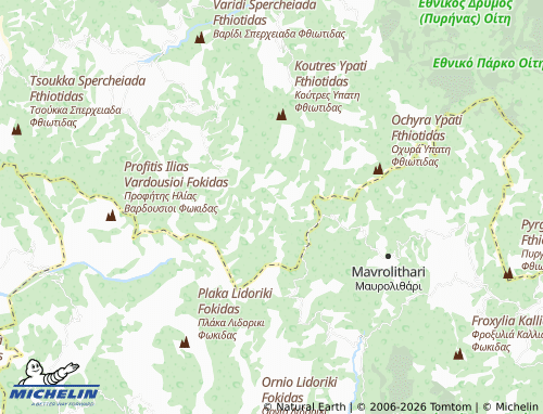 Carte MICHELIN Dafni - ViaMichelin