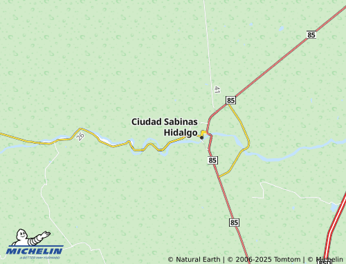 MICHELIN Hacienda Santa Cruz map - ViaMichelin