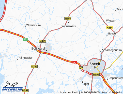 Carte MICHELIN Hartwerd - ViaMichelin