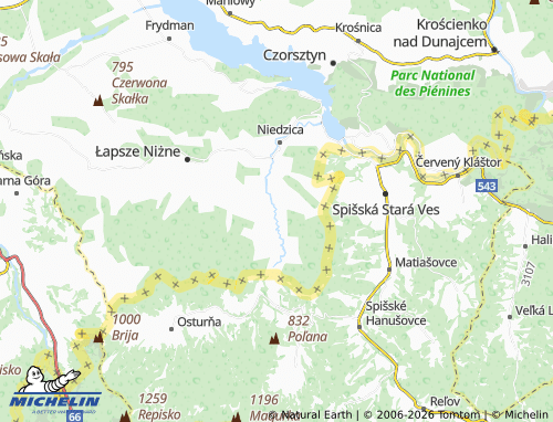 MICHELIN Kacwin map - ViaMichelin