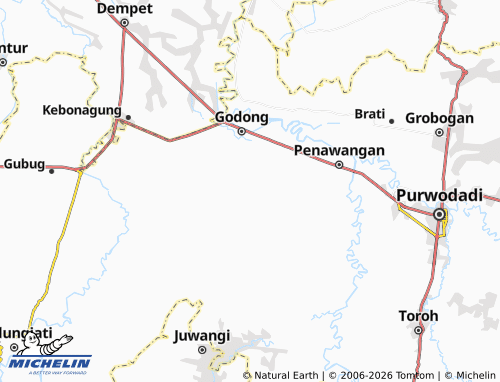 MICHELIN Guci map - ViaMichelin