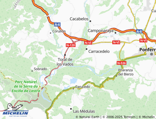 MICHELIN Villadepalos map - ViaMichelin
