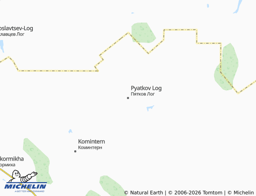 MICHELIN-Landkarte Pyatkov Log - ViaMichelin