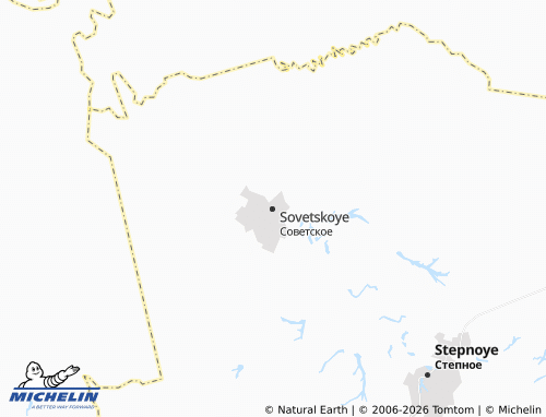 MICHELIN-Landkarte Sovetskoye - ViaMichelin