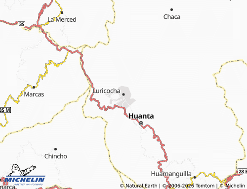 Mappa MICHELIN Luricocha - ViaMichelin