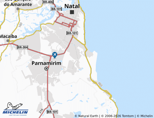 Mappa MICHELIN Parque dos Eucaliptos - ViaMichelin