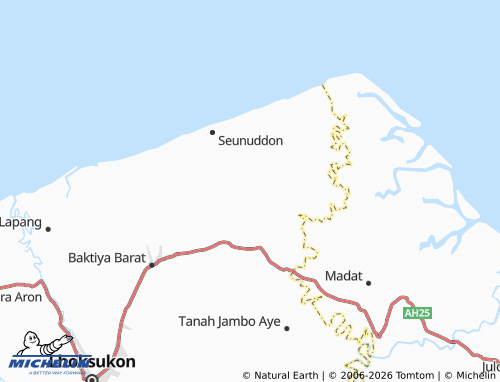 MICHELIN Tanjong Pineung map - ViaMichelin