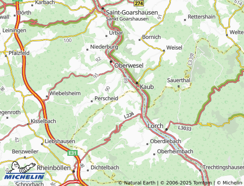 MICHELIN Langscheid map - ViaMichelin