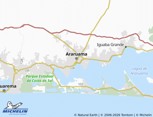 Mapa MICHELIN Araruama - ViaMichelin