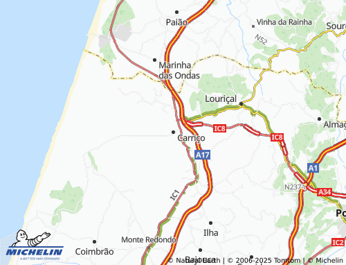 Mappa MICHELIN Carriço - ViaMichelin