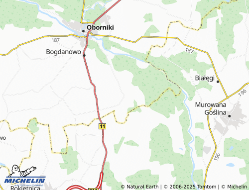 MICHELIN-Landkarte Maniewo - ViaMichelin