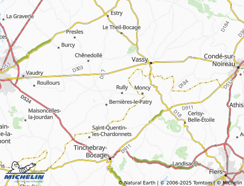MICHELIN Rully map - ViaMichelin