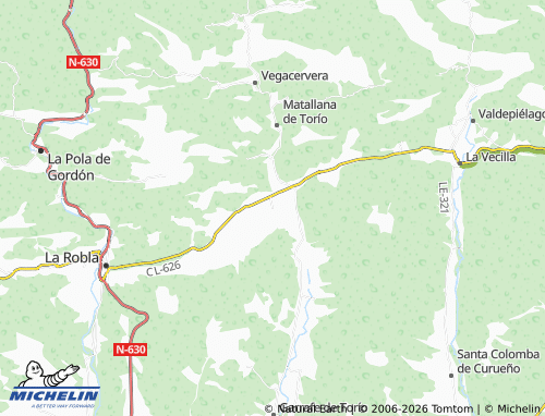 Mappa MICHELIN Naredo de Fenar - ViaMichelin