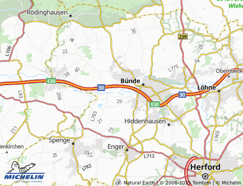 MICHELIN-Landkarte Borrenkamp - ViaMichelin
