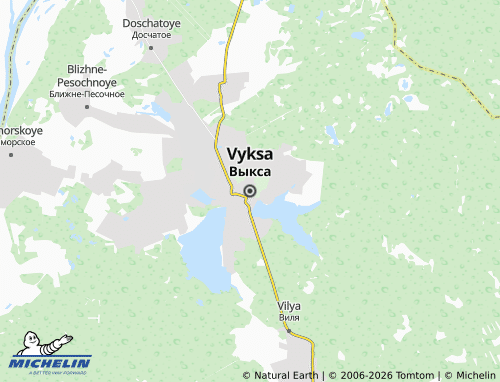 MICHELIN-Landkarte Vyksa - ViaMichelin