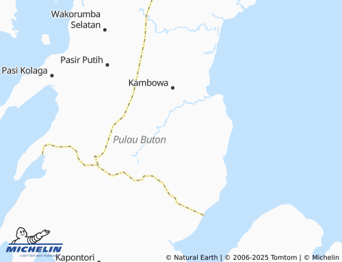 MICHELIN Pongkowulu map - ViaMichelin
