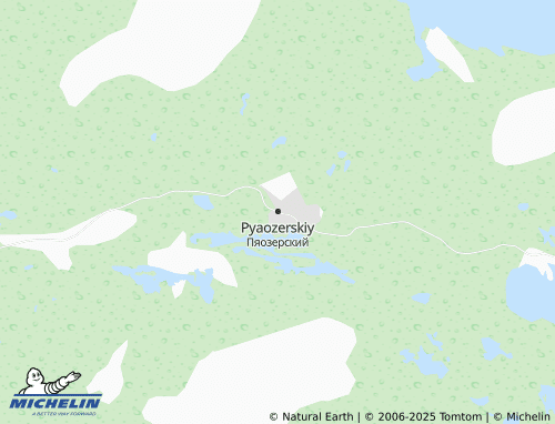 MICHELIN-Landkarte Pyaozerskiy - ViaMichelin