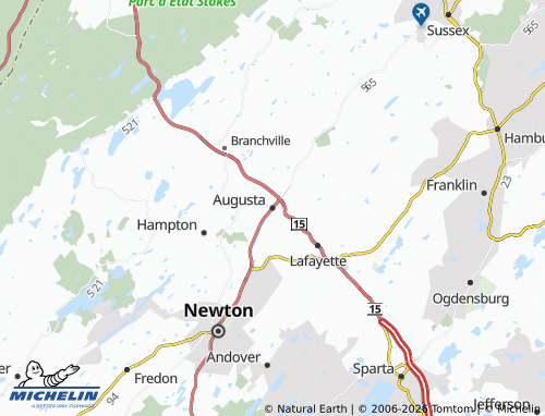 Mapa MICHELIN Augusta - ViaMichelin