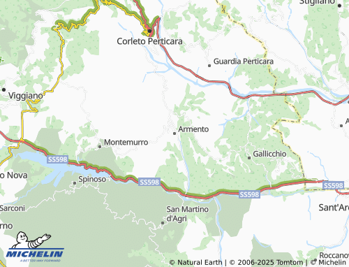 MICHELIN Armento map - ViaMichelin