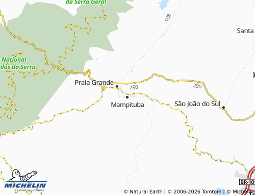 Mappa MICHELIN Mampituba - ViaMichelin