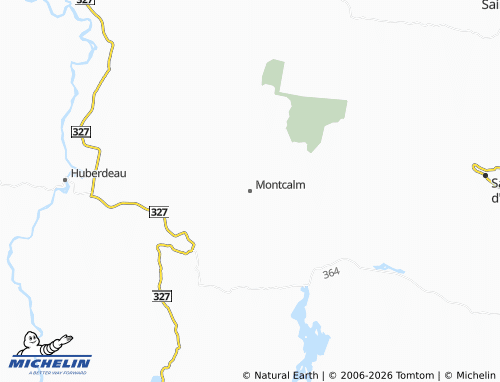 Mappa MICHELIN Montcalm - ViaMichelin