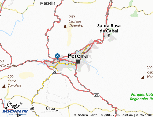 MICHELIN Salazar Londoño map - ViaMichelin