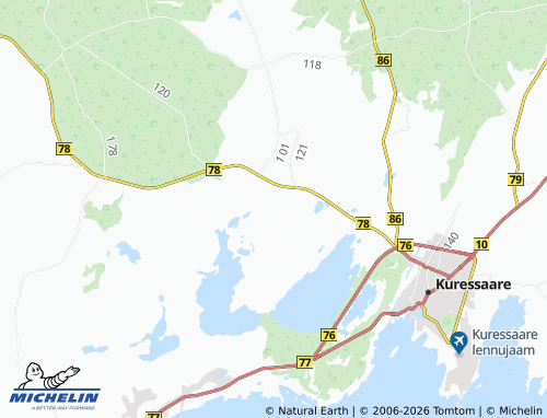 MICHELIN-Landkarte Mullutu - ViaMichelin