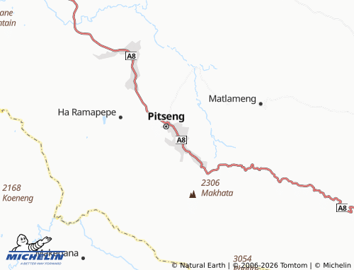 Carte MICHELIN Pitseng Ha Tau - ViaMichelin