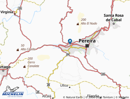 Carte MICHELIN Reserva de la Villa - ViaMichelin