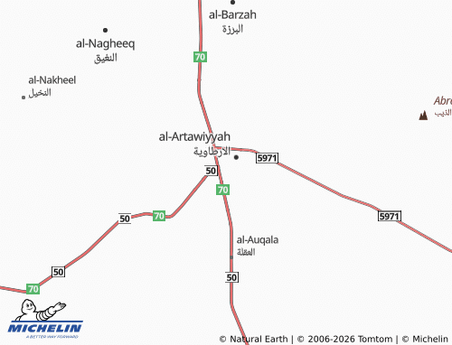 Carte MICHELIN al-Fayha' - ViaMichelin