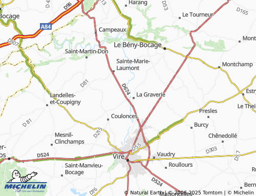 MICHELIN Étouvy map - ViaMichelin