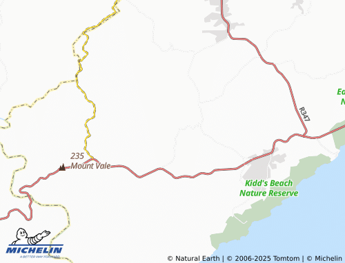 MICHELIN Chalumna A map - ViaMichelin
