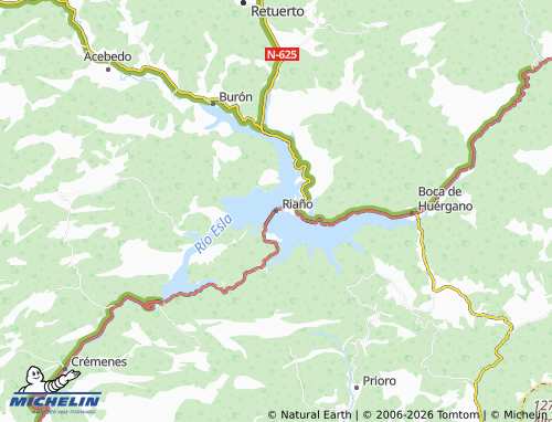 Kaart MICHELIN Riaño - ViaMichelin