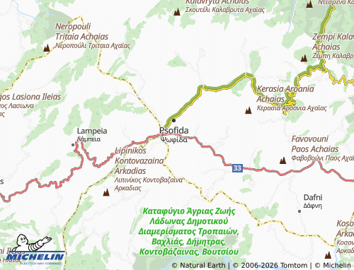 MICHELIN Tritopotama map - ViaMichelin